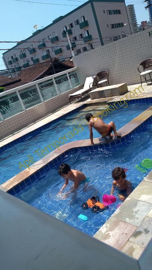 Ape Temporada Praia Grande Sp Completo Com Piscina, Churrasqueira, Estacionamento Buitenkant foto
