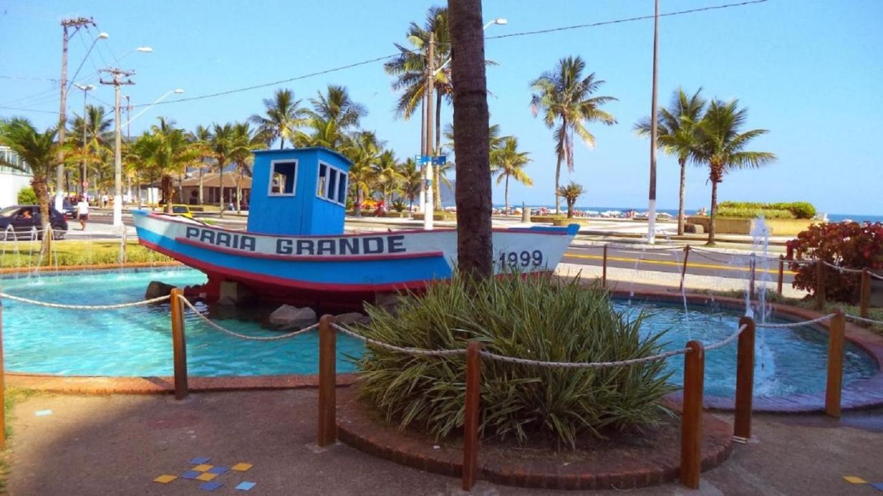 Ape Temporada Praia Grande Sp Completo Com Piscina, Churrasqueira, Estacionamento Buitenkant foto